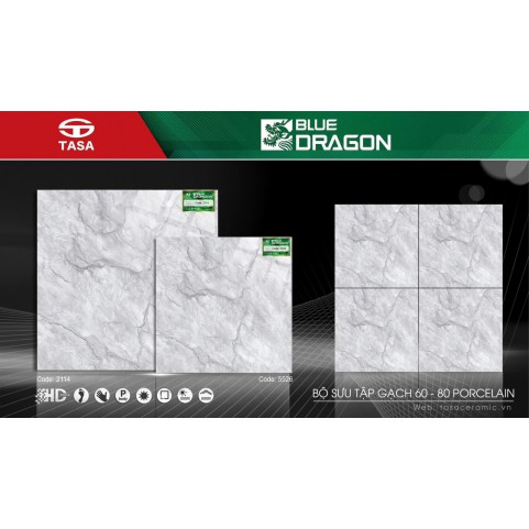 Đá bán sứ Tasa 80x80 2114 Đá bán sứ Tasa 80x80 2114