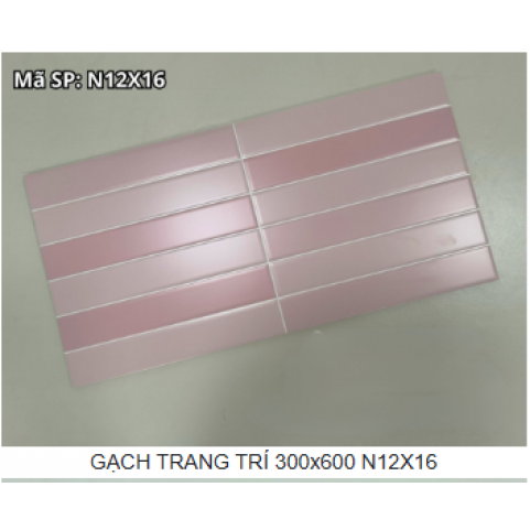 GẠCH TRANG TRÍ 300x600 N12X16
