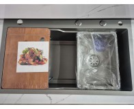 MẪU Chậu rửa chén AHL 75x46cm inox 201 