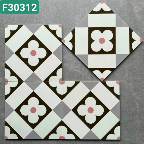 GẠCH BÔNG NHẬP KHẨU 30X30 F30312 GẠCH BÔNG NHẬP KHẨU 30X30 F30312