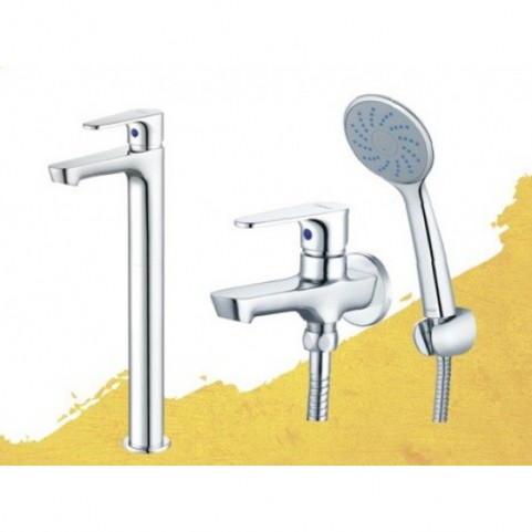Combo Caesar B061CU + S063C Vòi Lavabo Và Sen tắm Lạnh Combo Caesar B061CU + S063C Vòi Lavabo Và Sen tắm Lạnh
