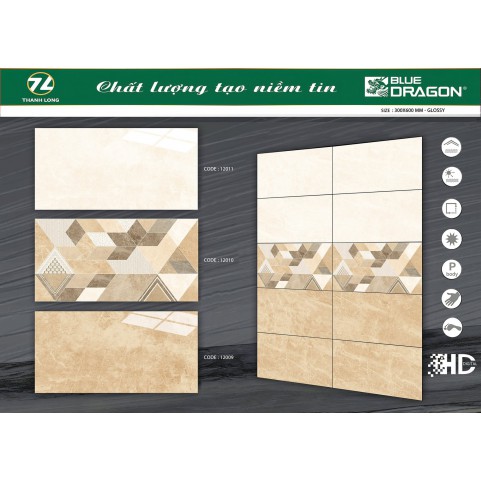 Gạch Bán Sứ Blue Dargon 12009 Gạch Bán Sứ Blue Dargon 12009