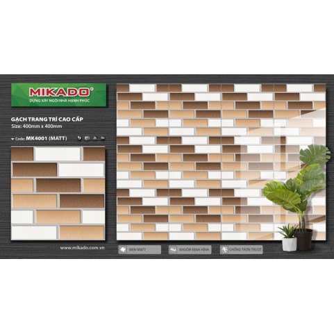 Gạch Mikado 40x40 MK4001 Gạch Mikado 40x40 MK4001