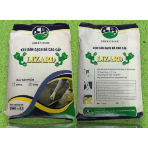 keo dán gạch cao cấp Lizard xanh