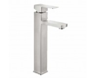 Vòi lavabo nóng lạnh vuông mờ V205 Inox 304 30cm