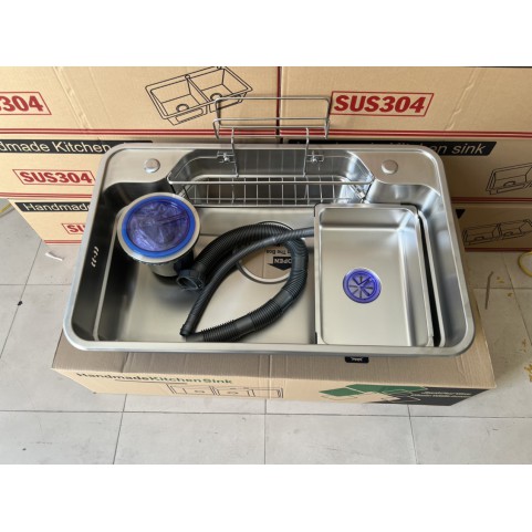 Chậu Glauben 8050 1 hộc sus 304 mờ Chậu Glauben 8050 1 hộc sus 304 mờ
