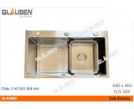 Chậu Glauben 7846 1 hộc sus 304 mờ
