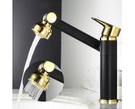 Vòi labo 360 độ xoay đa chiều đen