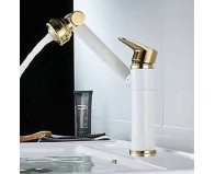 Vòi labo 360 độ xoay đa chiều trắng